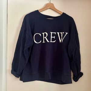 J. Crew Navy Crew Neck Sweater